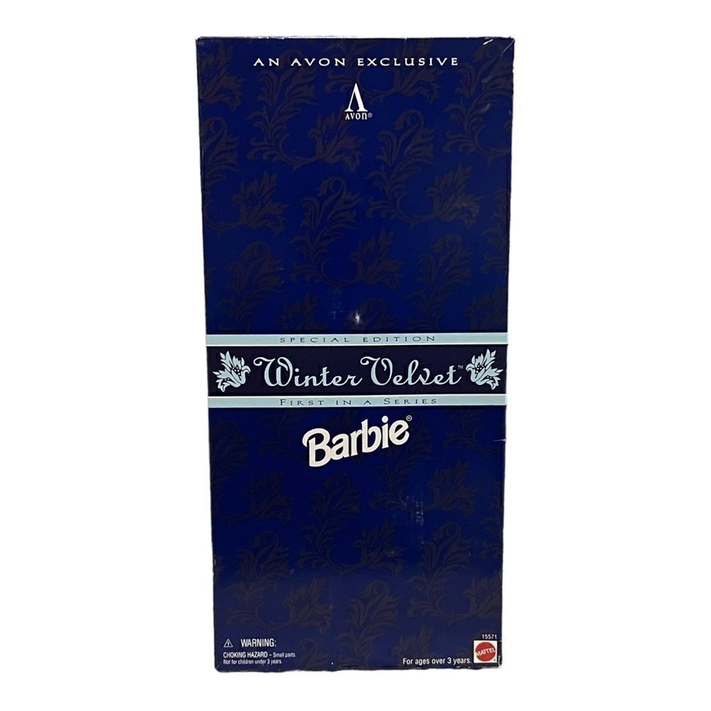 Barbie Vintage Special Edition Winter Velvet First In A Series Avon Exclusive - Picture 2 of 5